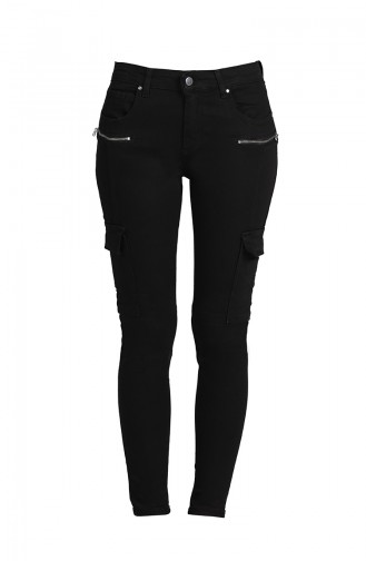 Pantalon Noir 4648-01