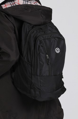 Schwarz Rucksack 10701SI