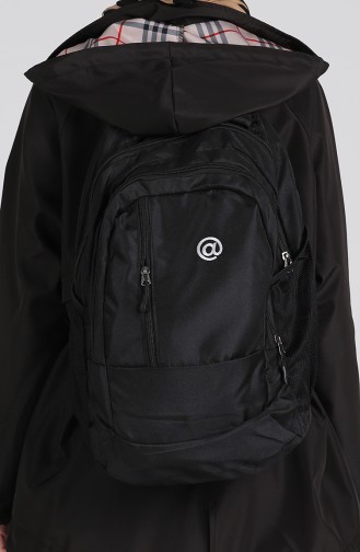Black Backpack 10701SI