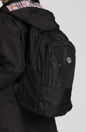 Schwarz Rucksack 10701SI