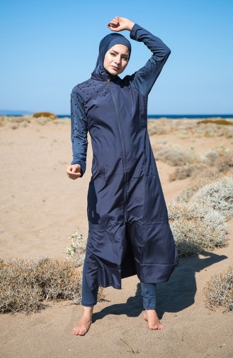 Anthracite Modest Swimwear 2028-01