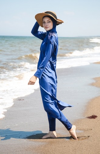 Indigo Hijab Badeanzug 2029-01