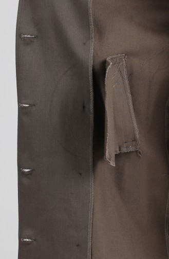 Dunkel Khaki Trench Coats Models 90007A-02