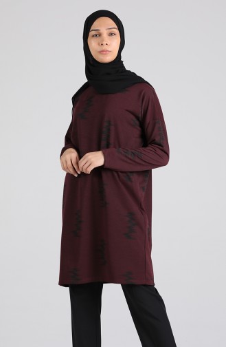 Basic Tunik 1332-01 Bordo