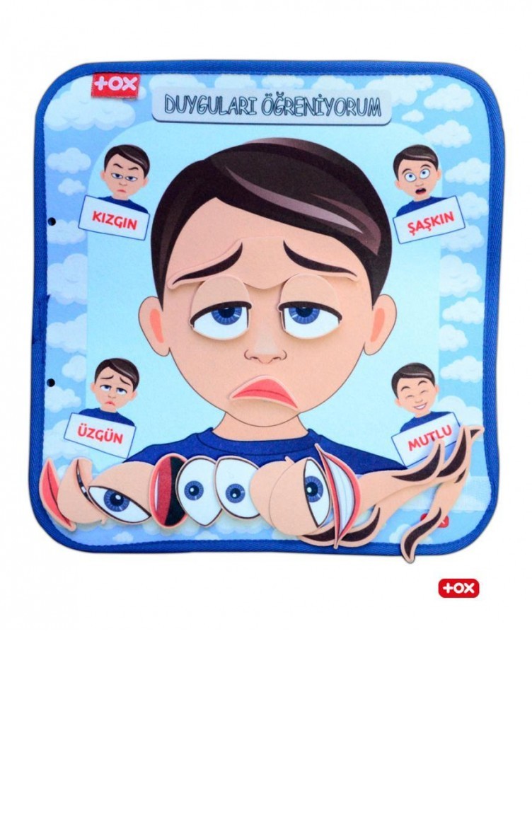Tox Erkek Duygulari Ogreniyorum Kece Cirtli Aktivite Sayfasi Cocuk Etkinlik Egitici Oyuncak T050200088 Sefamerve