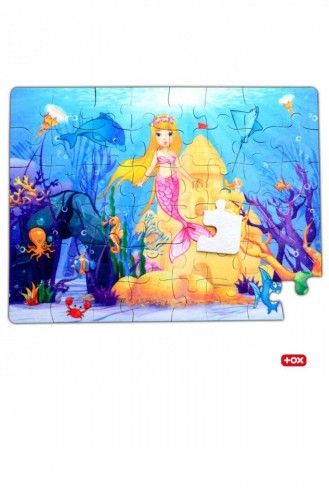 Tox Deniz Kızı 5 Keçe Yapboz 5 Yaş Puzzle T010500041