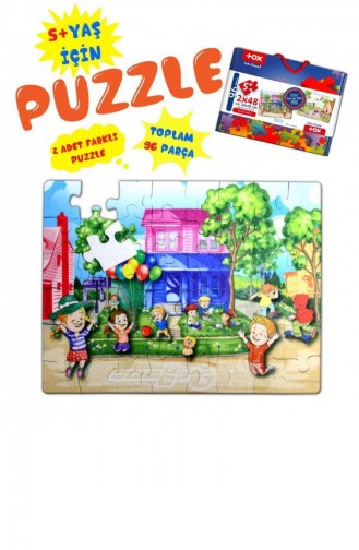 Tox Oyun Parkı 5 Keçe Yapboz 5 Yaş Puzzle T010500040