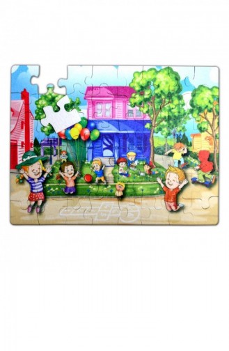 Tox Oyun Parkı 5 Keçe Yapboz 5 Yaş Puzzle T010500040