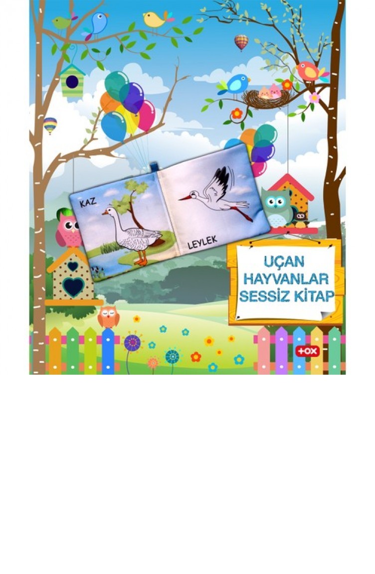 Tox Ucan Hayvanlar Kumas Sessiz Kitap Bez Kitap Egitici Oyuncak Yumusak Ve Hisirtili T030200053 Sefamerve