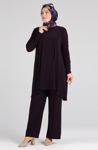 Sandy Tunic Trousers Double Suit 4697-02 Purple 4697-02