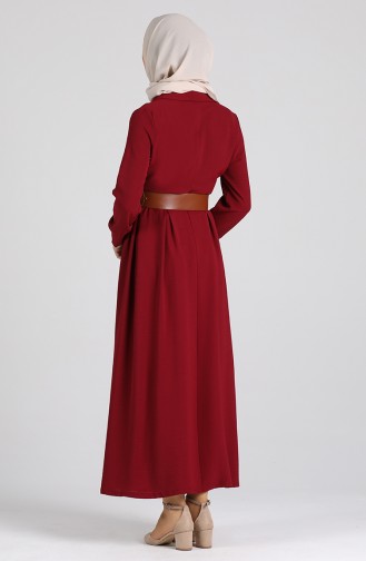 Robe Hijab Bordeaux 5135-02