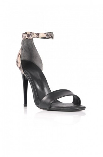 Black High-Heel Shoes 226.SIYAH