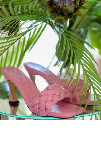 Tilda Pembe Topuklu Terlik P000005021003361003