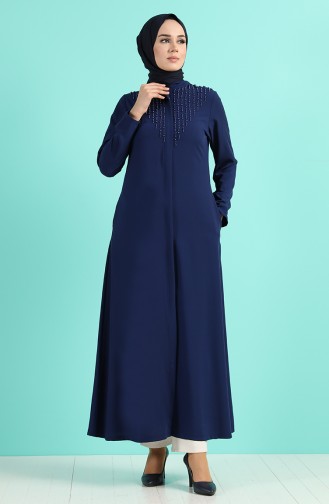 Abayas Bleu Marine 1002-02