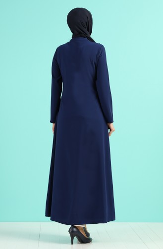 Dunkelblau Abayas 1002-02