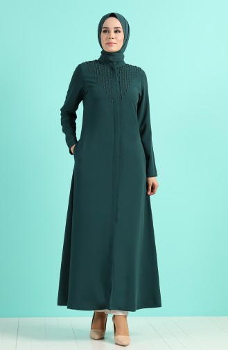 Green Abaya 1002-04