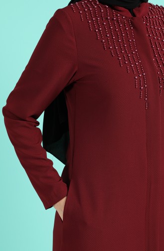 Claret Red Abaya 1002-07