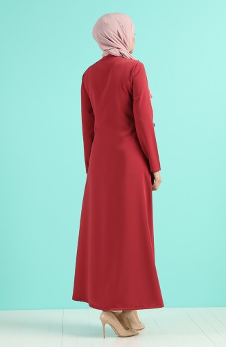 Beige-Rose Abayas 1002-08