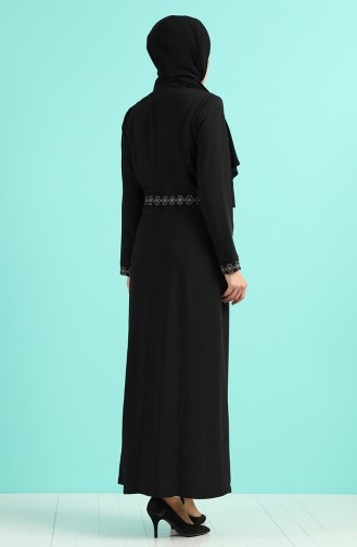 Black Abaya 1004-05