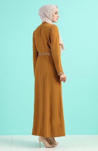 Mustard Abaya 1004-07