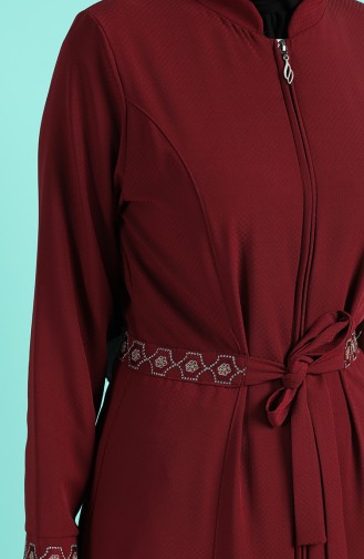 Claret Red Abaya 1004-09