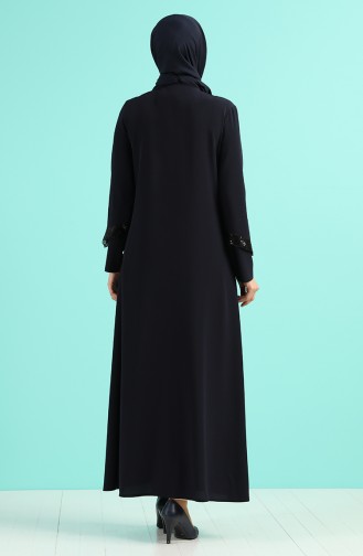 Dunkelblau Abayas 0451-01