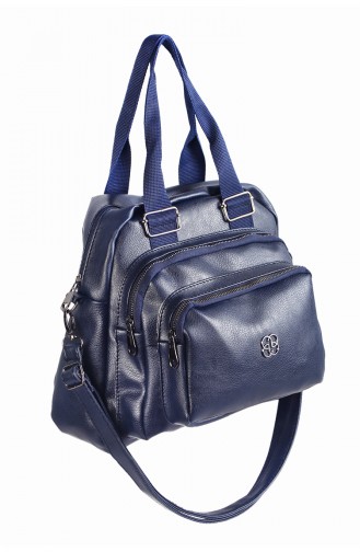 Dunkelblau Schultertasche 3024-02