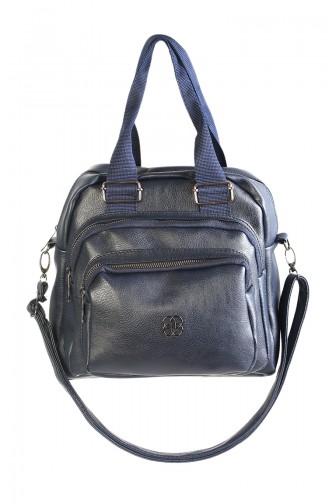 Navy Blue Shoulder Bag 3024-02