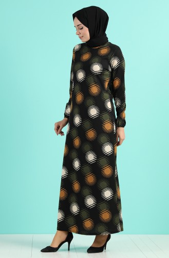فستان كاكي 8880-01