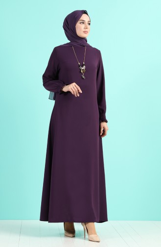 Lila Hijab Kleider 1003-05