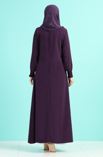 Lila Hijab Kleider 1003-05