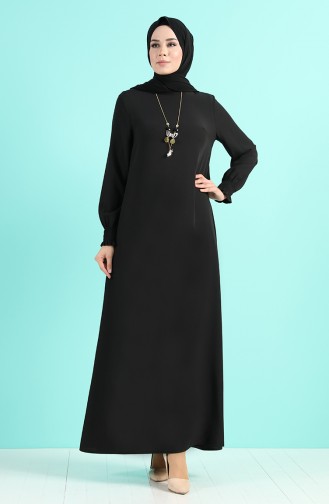 Robe Hijab Noir 1003-07