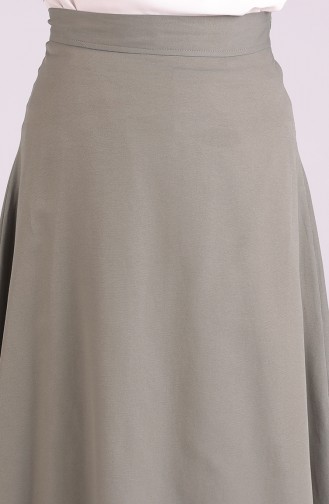 Zippered Skirt 2523-02 Khaki 2523-02