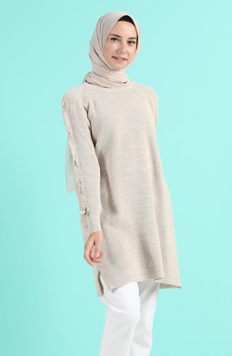 Beige Sweater 55207-05