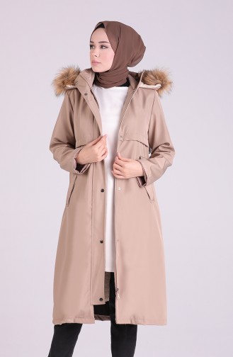 Hooded Fur Coat 0504-05 Mink 0504-05