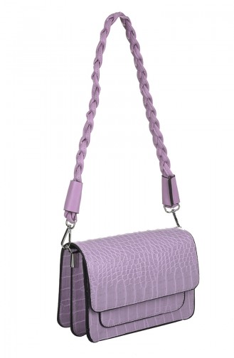 Lila Schultertasche 415-061