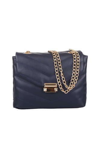 Navy Blue Shoulder Bag 417-011