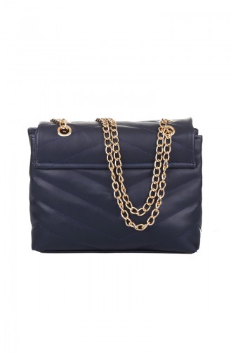 Navy Blue Shoulder Bag 417-011