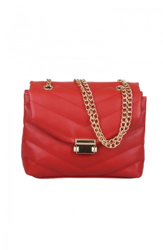 Red Shoulder Bag 417-055
