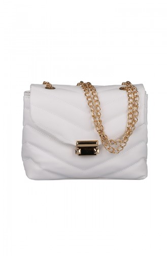 White Shoulder Bags 417-105