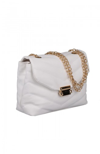 White Shoulder Bags 417-105