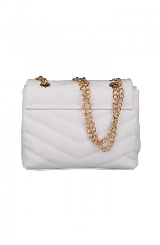 White Shoulder Bags 417-105
