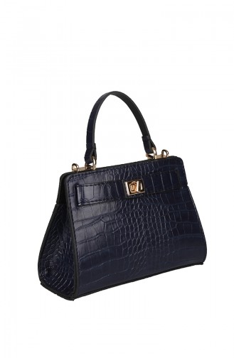 Navy Blue Shoulder Bags 420-011