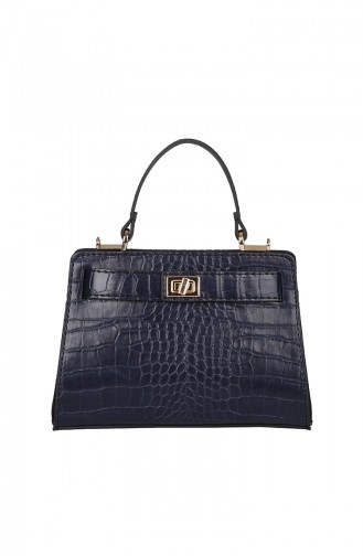 Navy Blue Shoulder Bags 420-011