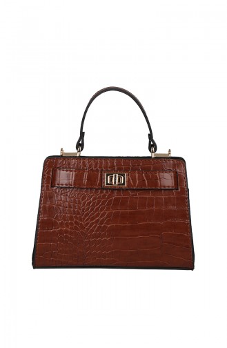 Tobacco Brown Shoulder Bag 420-091