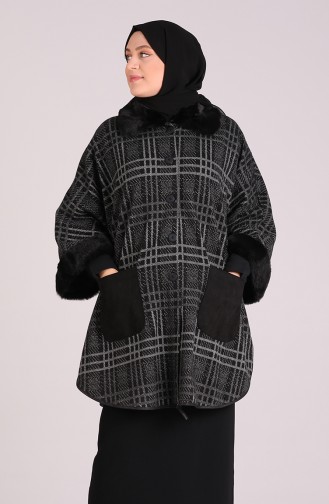 Schwarz Poncho 20681A-01