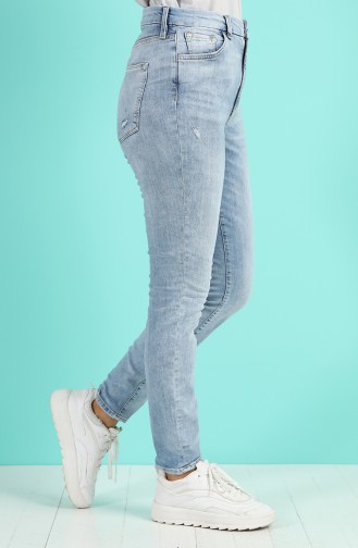 Jeans with Pockets 1011-01 Ice Blue 1011-01