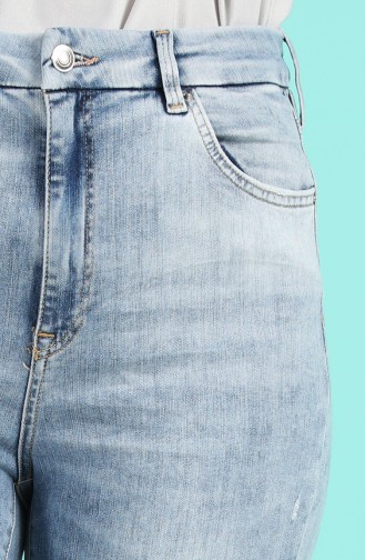 Jeans with Pockets 1011-01 Ice Blue 1011-01