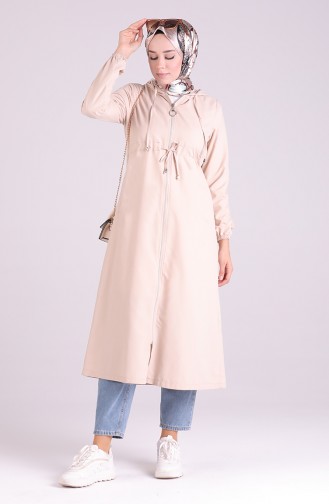 Beige Trench Coats Models 5170-01