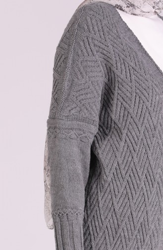 Grau Strickjacke 6021-06